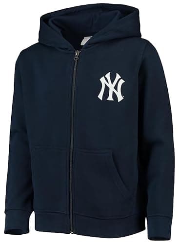 Outerstuff Youth MLB Logo Front Zip Hoodie thumbnail 2