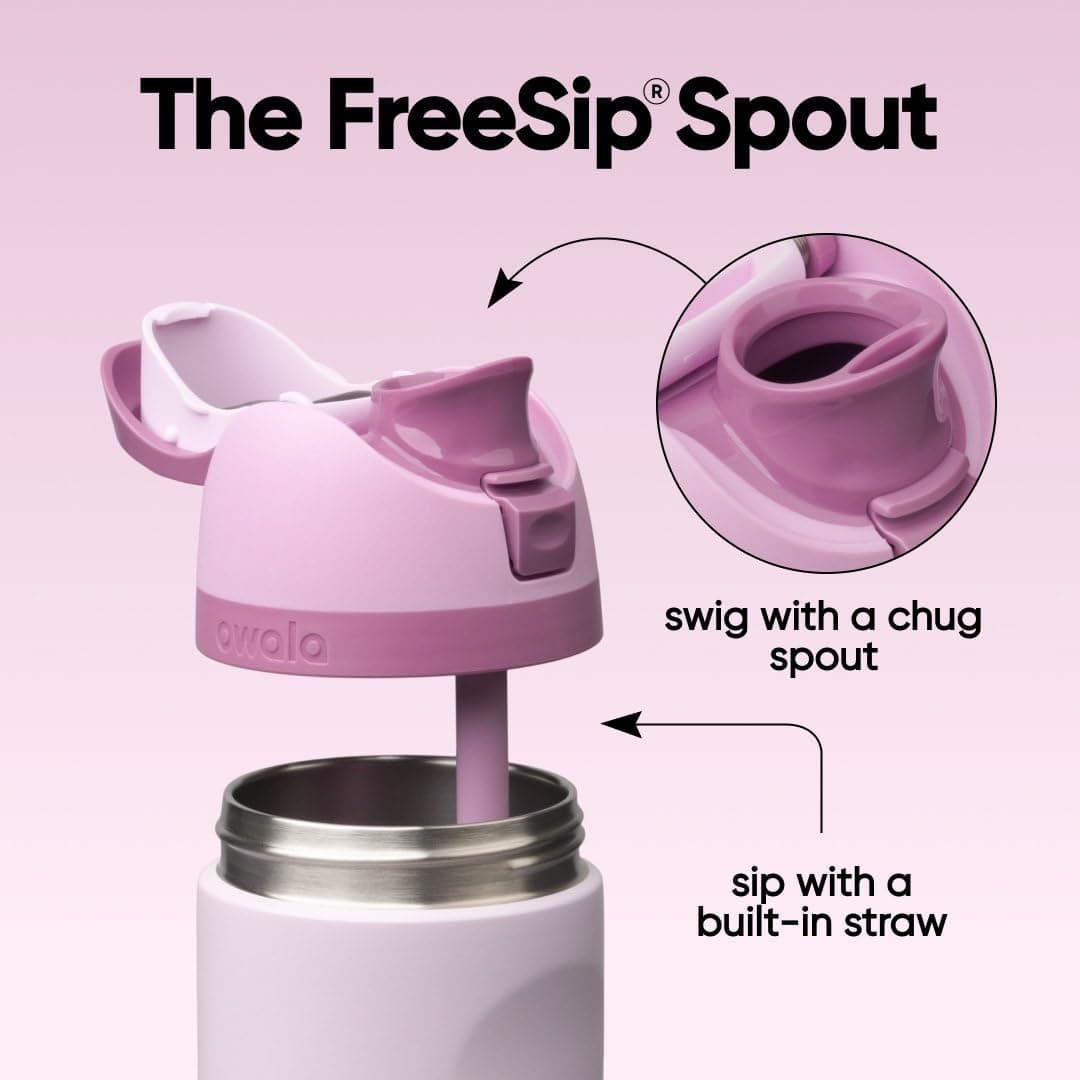 Owala FreeSip - Acero inoxidable - 24 oz - Lila - Lilac You A lot thumbnail 2