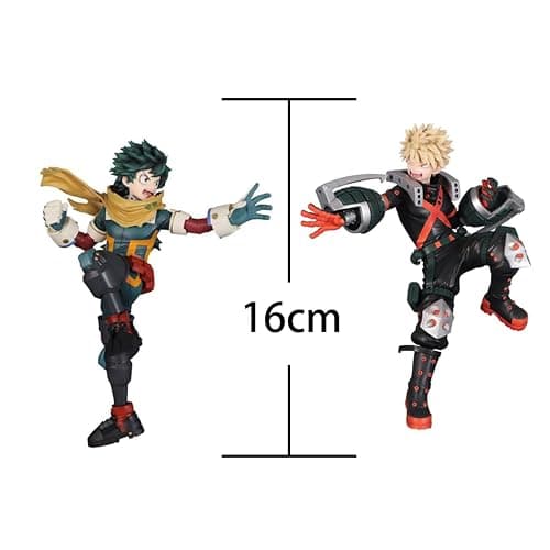Midoriya Izuku Figures MHA Figure Anime No Hero Figurine, Fighting Pose Izuku Midoriya Action Figure Statue Model 6.3IN(16CM) thumbnail 7