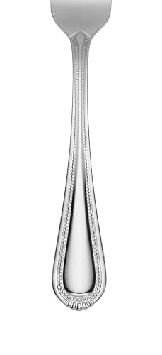 Oneida Silverware Set For 8, Countess 45-Piece Everyday Flatware Set with Serving Utensils, Service For 8, Bead Pearl, 18/0 Stainless Steel, Dishwasher Safe,Knives Spoons & Forks Set (Silver 45 Piece) thumbnail 5