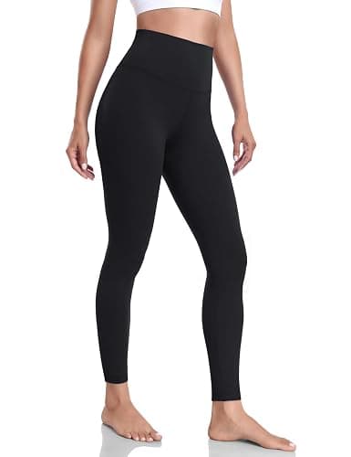 HeyNuts Pure&Plain Workout Pro/Yoga Pro 7/8 Athletic Leggings for Women, High Waisted Compression Tummy Control Pants 25'' thumbnail 4