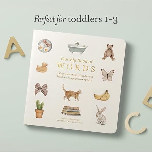Our Big Book of First Words: A Collection of 100+ Foundational Words for Language Development (Tabitha Paige Children's Book Series) thumbnail 2