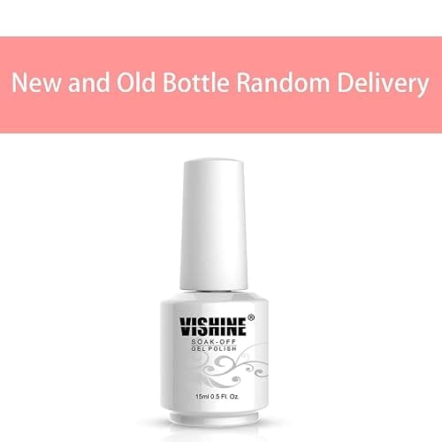 Vishine Gelpolish Professional UV LED Soak Off Varnish Color Gel Nail Polish Manicure Salon Pure White (1433) thumbnail 8