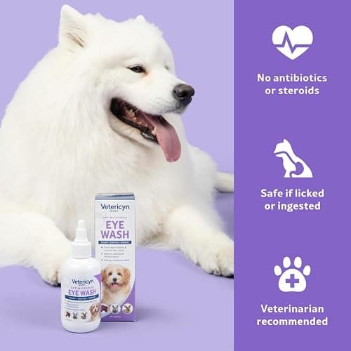 Vetericyn Plus Dog and Cat Eye Wash | Eye Drops for Dogs and Cats to Flush and Soothe Eye Irritations, Dog Tear Stain Cleaner, Safe for All Animals. 3 Ounces thumbnail 6