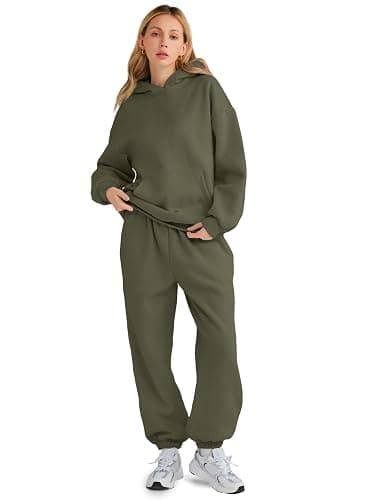 AUTOMET Womens 2 Piece Outfits Lounge Hoodie Sweatsuit Sets Plus Size Fall Fashion Clothes Airport Travel Pants Tracksuits thumbnail 2