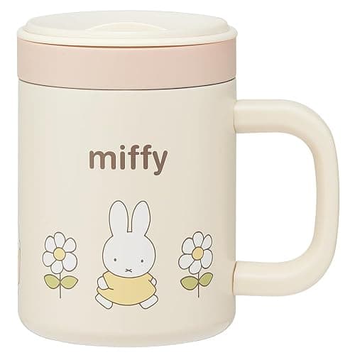 Skater STMG4NI Insulated Stainless Steel Mug with Inner Cup, Vacuum Insulated, Double Wall Construction, Miffy, 11.8 fl oz (320 ml) / 11.2 fl oz (330 ml) - Image 1