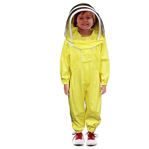 Luwint Kids Full Body Ventilated Beekeeping Suits - Cotton Bee Beekeeper Suit for Children (3.9ft Height) thumbnail 8