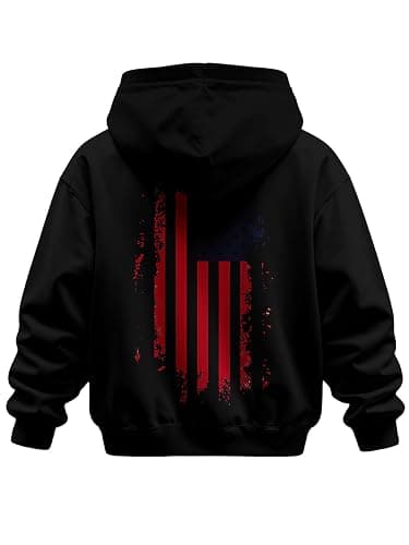 sanatty 3D Print Hoodies for Teen Boys Kids, Graphic Printed Sweatshirt Pullover, 6-16 Years, with Pockets thumbnail 4