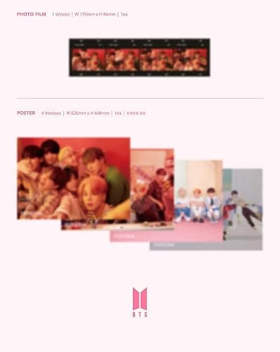 BTS Map of The Soul : Persona [Ver.01+Ver.02+Ver.03+Ver.04 Set] - Pack of 4CD, 4Photobook, Photocards, 4Folded Poster with Pre Order Benefit, Extra Decorative Sticker Set, Photocard Set thumbnail 8