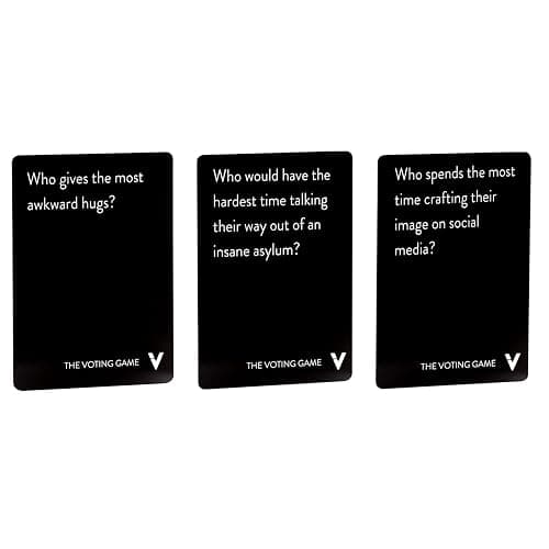 The Voting Game - The Hilarious Adult Party Card Game About Finding Out Who Your Friends are for White Elephant Parties, Stocking Stuffers + Board Games Night with Friends thumbnail 4