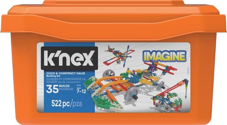 K'NEX - Click & Construct Value Building Set - 522 Pieces, STEM Building, Creative Play Set‚ Ages 7+ thumbnail 3