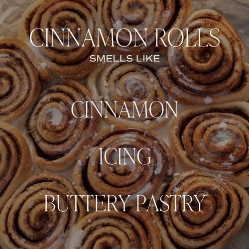 Sweet Water Decor Cinnamon Roll Candle - Fall Scented with Cinnamon, Icing and Buttery Pastry for Home - Autumn Soy Candle with 40 Hours Burn Time - 9Oz Gold Lid Clear Jar Cozy Scents thumbnail 2