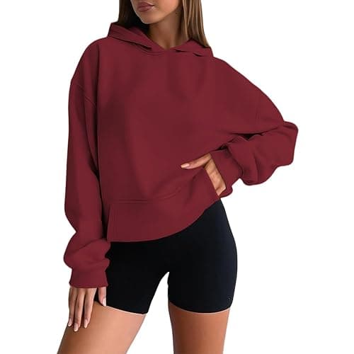 XINGJIAARTS Mockneck Sweatshirt Women Long Sleeve Fleece Top Pullover Hoodies For Women Sweater Shirts With Side Pockets New - Image 1
