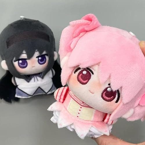 YLQANONG KanameMadoka Figures Pillow Anime Akemi Homura/Kaname Madoka Soft Stuffed Pillow Cushions Anime Figures Bag Pendant thumbnail 2
