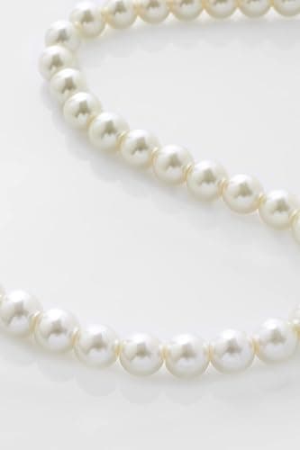BABEYOND Collier Ras du Cou-Perles d'Imitation pour Femme Collier Court Rond Perle Simple pour Mariage Valentin Blanc thumbnail 4