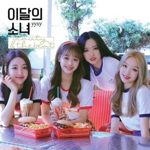 Monthly Girl Unit yyxy Beauty&thebeat Normal Ver Album Cover Color is White Booklet+Card K-POP Sealed - Image 1