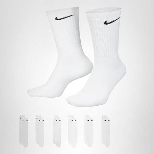 Nike Unisex Adult Everyday Cushioned Training Crew Socks (6-Pack) | Mens and Womens thumbnail 10