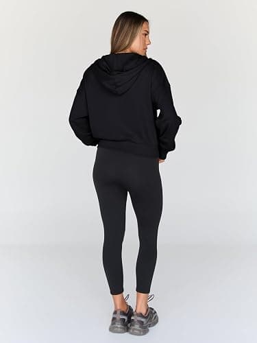 Trendy Queen Hoodies for Women Full Zip Up Cropped Sweatshirts Jackets Casual Comfy Gym Tops Fall Outfits Winter Clothes 2025 thumbnail 5