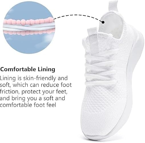 WYGRQBN Women's Walking Shoes Lightweight Tennis Fashion Sneakers Sports Workout Gym Shoes for Running thumbnail 3