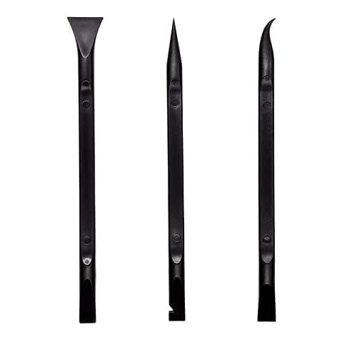 Plastic Scraper Multi-Purpose Scraper Non-Scratch Cleaning Tool Easy to Clean Small and Narrow Spaces and Gaps, Perfect to Remove Stickers, Labels, Oil Stains, Food, Dirt, Etc 3-Pcs - Image 1