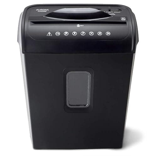 Aurora AU608MB High-Security 6-Sheet Micro-Cut Paper Credit Card Shredder with 3.5-Gallon Wastebasket, 4-Minute Continuous Running Time, Security Level P-4 thumbnail 2
