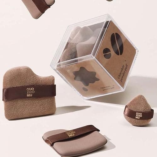 Наборы спонжей-аппликаторов для макияжа (Guoxiaoniu Chocolate Makeup Puff Set, Guoxiaoniu) thumbnail 3
