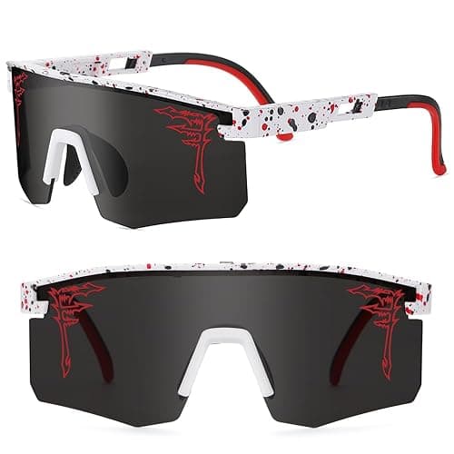 ACEXPNM Two Sizes Baseball Sunglasses For Adults and Youth Boys Girls Kids UV400 Men Women Outdoor Sports Sun Glasses thumbnail 4