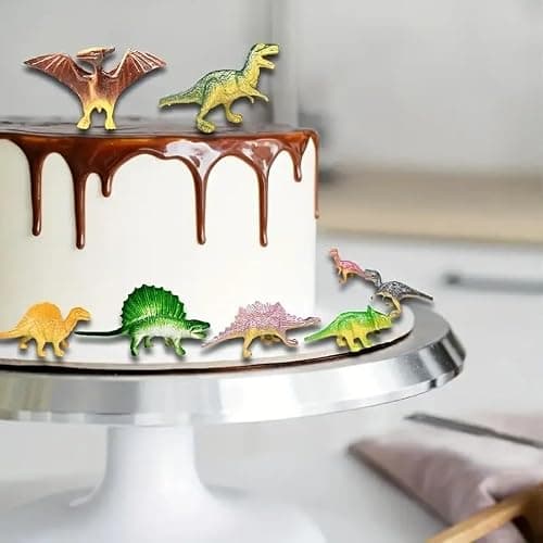 16PCS Dinosaur Toy Set – Realistic Mini Dino Figures for Kids | Educational Dinosaur Toys for Boys & Girls | Party Favors, Cake Toppers, Birthday Gift, Stocking Stuffers (Plastic, Ages 3+) thumbnail 4