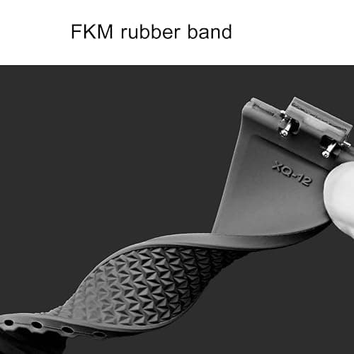 Quick Release Watch Band for Tissot PRX Strap Replacement,FKM Rubber Strap and Butterfly Clasp Compatible with Tissot PRX 40mm Watch Series thumbnail 3
