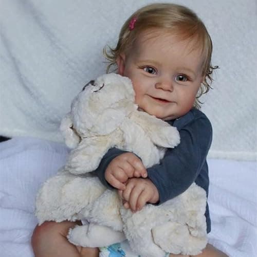 iCradle Lovely Real Look Reborn Baby Doll 20 inch 50 cm Silicone Toddler Baby Doll Realistic Newborn Doll Toy for Ages 3+ - Image 1