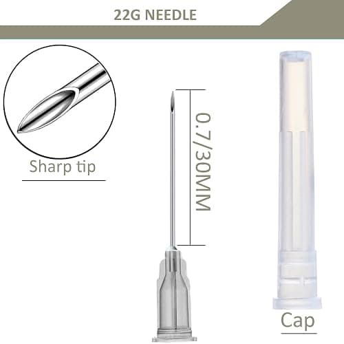 5 Pack 10ml Syringe, With 22G Needle, Dispensing Individually Wrapped thumbnail 3