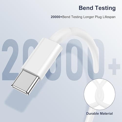 iPad Charger,New Apple iPad USB C Fast Charger Cable and Plug 25W Charge for i Pad Pro 12.9 11 13 inch 4th 5th 6th M4 2024 Generation/Air 10.9 inch 5th Gen M2 M3/Mini 6 A17 Pro/Pad 10th A16 11th 2025 thumbnail 4