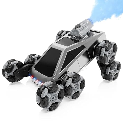UFOLED 8 Wheel RC Stunt Car with Gesture Control, Spray & LED Lights, Gesture Sensing Remote Control Cars for Boys Age 6 7 8-12 13 14 Year Old, Christmas Birthday Gifts Ideas for Kids - Image 1