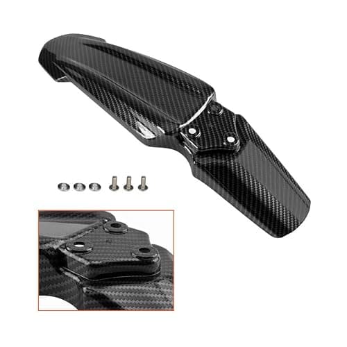 JXMOTO Surron Front-Rear Shock-Rear Fender Set Imitation Carbon Fiber Motorcycle Electric Dirt Bike Off-Road Shock Absorber Mudguard Fender Mud Guard for Light Bee Sur Ron S/X Segway X160 / X260 thumbnail 2