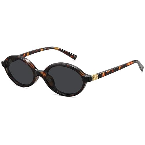 WOWSUN Retro Oval Sunglasses Womens Trendy Sun Glasses Sunnies UV400 Protection - Image 1