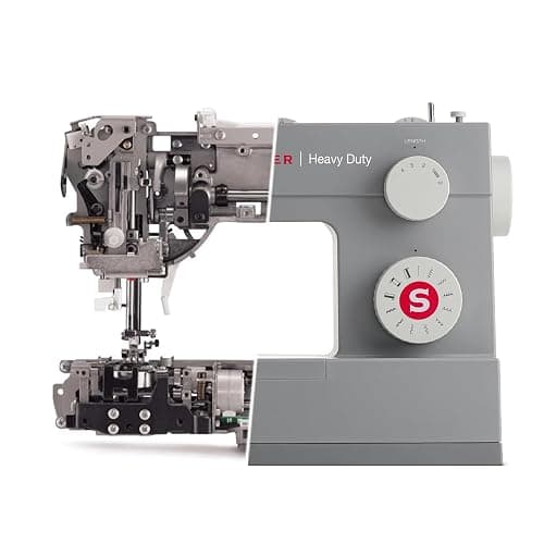 SINGER® Heavy Duty 4423 (Grey) High Speed Sewing Machine + Accessories | 23 Built-In Stitches Deliver 97 Stitch Applications | 50% More Power, 1100 Stitches/Min | Metal Frame, 1-Step Buttonhole thumbnail 5