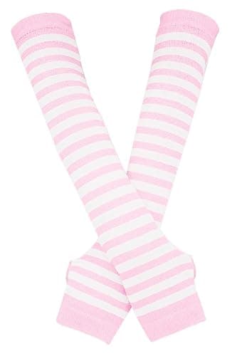 Bienvenu Punk Gothic Rock Long Arm Warmer Fingerless Gloves - Image 1