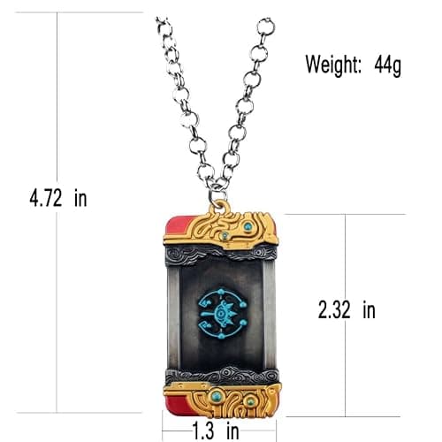 MEETCUTE Zelda Purya Necklace Latest,Necklace for Men and Women The Legend of Zelda Tears of the Kingdom Purya Pendant Necklace Cosplay Accessories thumbnail 4