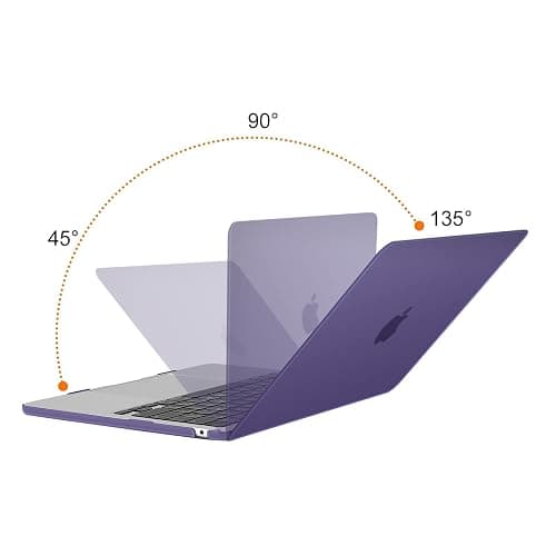 MOSISO Compatible with MacBook Air 13 inch Case 2025 2024 2023 2022 M4 A3240 M3 A3113 M2 A2681, Plastic Hard Shell&Keyboard Cover&Screen Film&Type C for MacBook Air 13.6 inch Case, Imperial Purple thumbnail 4