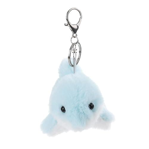 Apricot Lamb Cute Ocean Toys Plush Sea Blue Dolphin Stuffed Animal Soft Keychain for Kids Bag, Purse, Backpack, Handbag (6 Inches) thumbnail 4