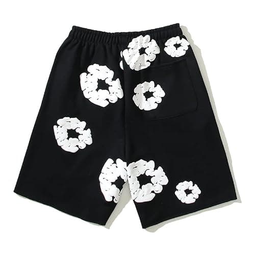 Sudiup Y2K Men's Shorts Women's Foam Sports Shorts Hip hop Pants - Image 1