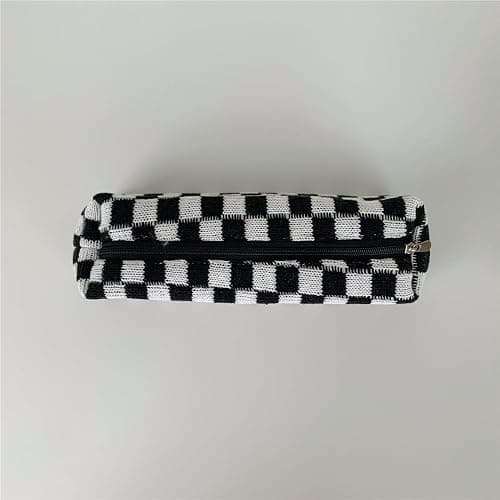 SURBEAV Pencil Case Pen Case Office College School Storage Bag Pouch Holder Box Organizer Makeup Pouch Cosmetic Bag Aesthetic Cute Pencil Case for Girls Boys Kids (Black) thumbnail 7