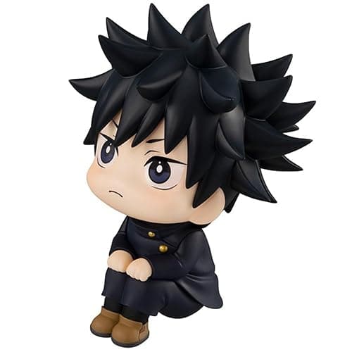 Puruuige Fushiguro Megumi Figure Anime Megumi Figurine 3.93'' Look Up Pose Model Statue PVC Cute Cake Topper Decoration thumbnail 4