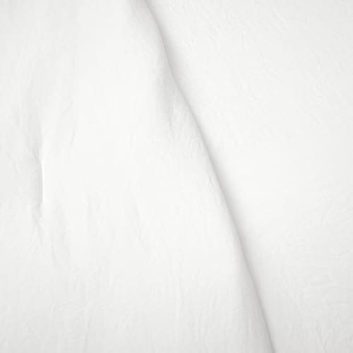 Lush Decor Reyna Ruffle Comforter Set - 2 Piece Twin Size Ruffle Comforter Set - Elegance for Dorm Room - Twin XL, Pure White thumbnail 3