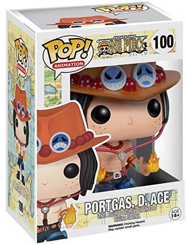POP One Piece - Portgas D. Ace Funko Pop! Vinyl Figure (Bundled with Compatible Pop Box Protector Case) Multicolor 3.75 inches thumbnail 3