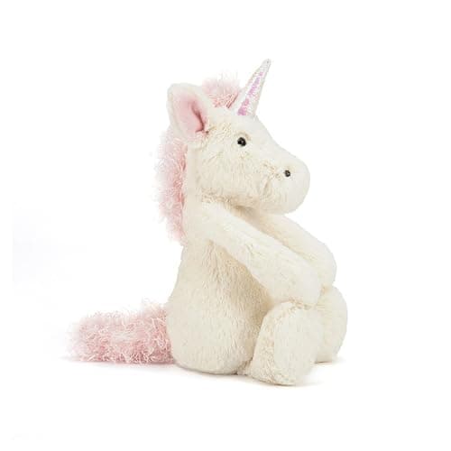 Jellycat Bashful Unicorn Stuffed Animal, Small, 7 inches thumbnail 3