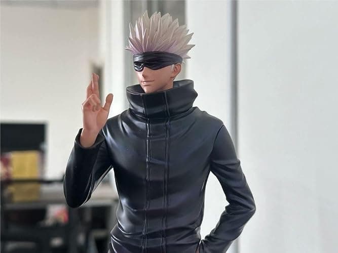 YLEAFUN JJK Anime Figure Model 34cm Jogo Action Figure Statue Interchangeable Head PVC Figures Collectible Desktop Ornaments for Fans thumbnail 6