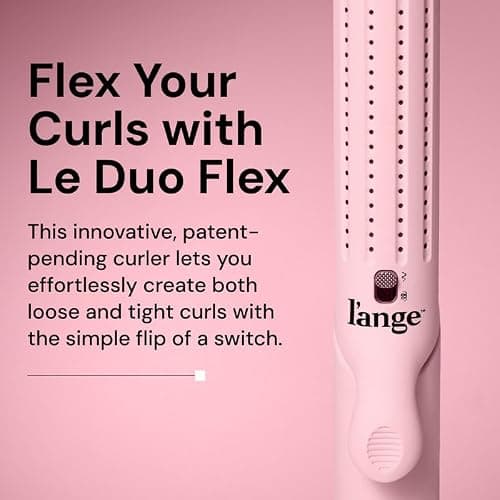L'ANGE HAIR Le Duo Flex 360° Airflow Titanium Styler | Curling Iron with Adjustable Settings Creates Waves | Air Flow Styler Enhances Volume Locks | Dual Voltage Tool for All Hair Types (Blush) thumbnail 6
