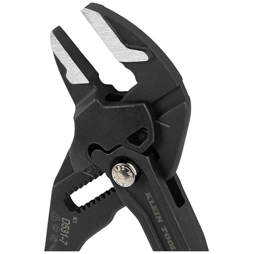 Klein Tools D53102KIT Adjustable Pliers Wrench Set, Compact High-Leverage Parallel Smooth Jaw Pliers, 7-Inch and 10-Inch, 2-Piece thumbnail 8
