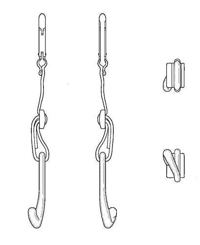 MAXOPS A Pair of Patented CJ Fence Hooks for Bat Bags, Tennis Bags, Water Bottles and Camping thumbnail 3